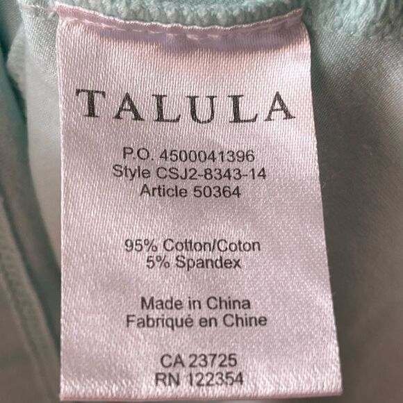 ARITZIA Talula Kanda light teal fit and flare mini dress size XS - Picture 7 of 10